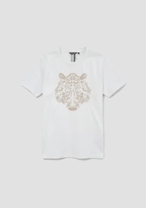 Antony Morato T-SHIRT WITH TIGER PRINT