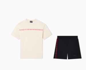 Emporio Armani EA7 Logo Series T-shirt and Shorts set