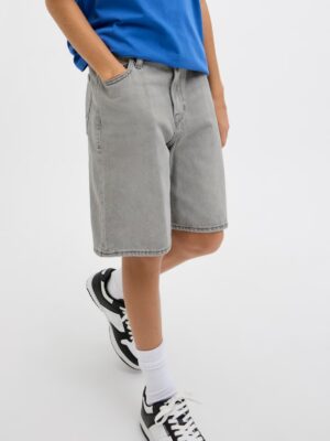 JACK & JONES Baggy fit Denim shorts Grey
