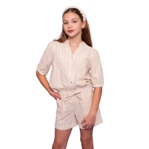 Geisha Set met lurex streep