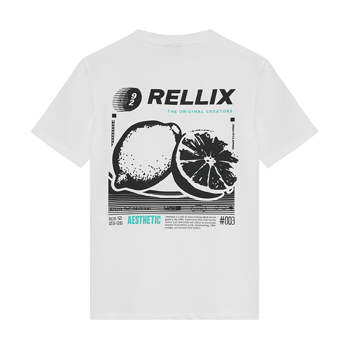 Rellix Oversized T-Shirt White - Afbeelding 3