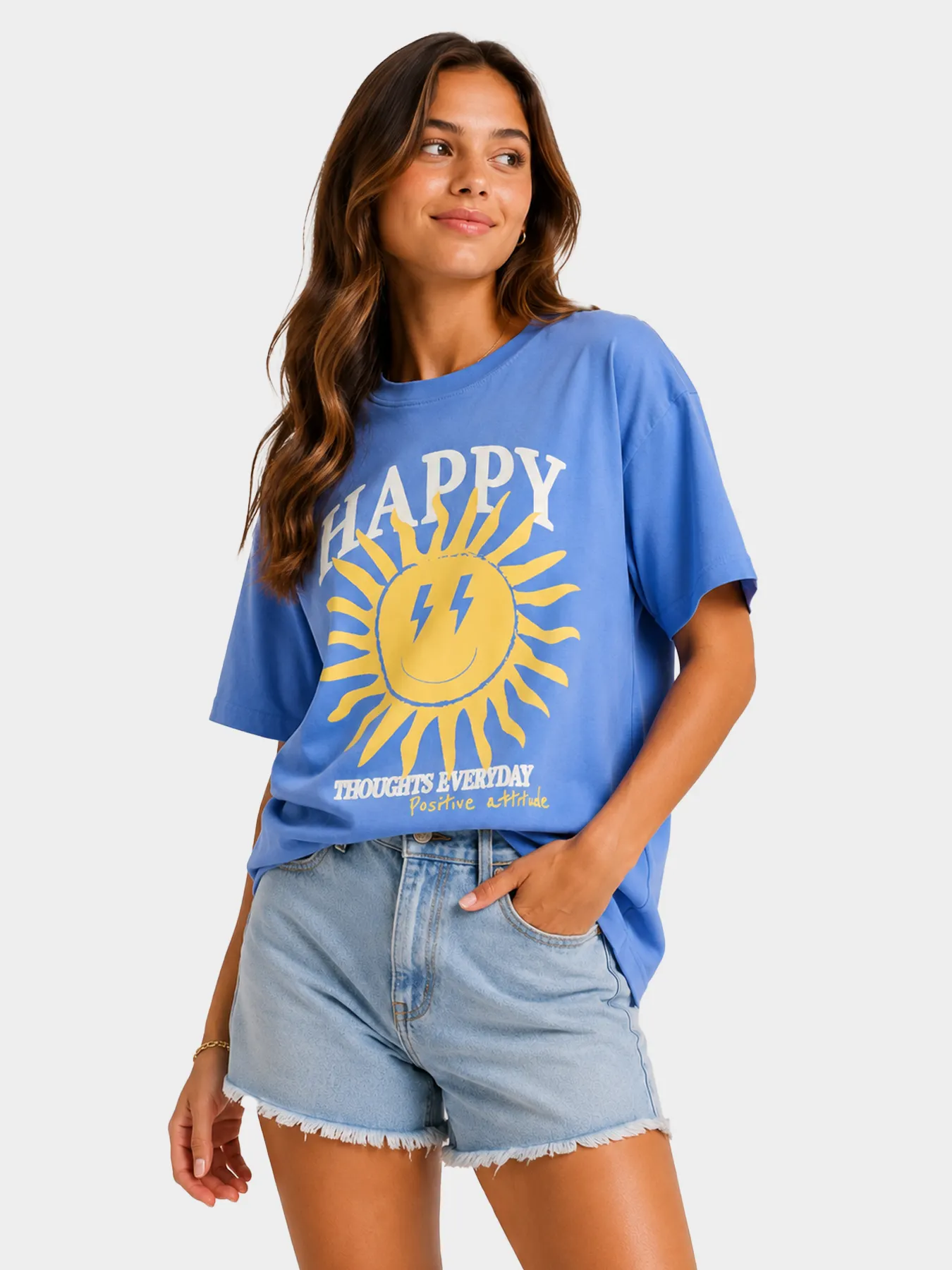 ONLY T-shirt KOGROSITA Ultramarine
