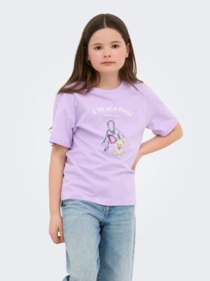 ONLY T-shirt KOGvivvi Paars