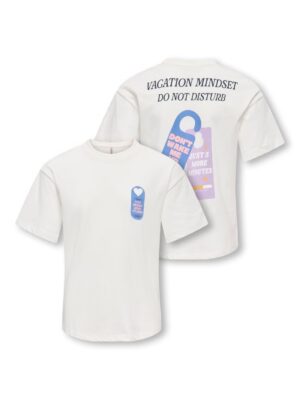 ONLY T-shirt KOGvivvi White