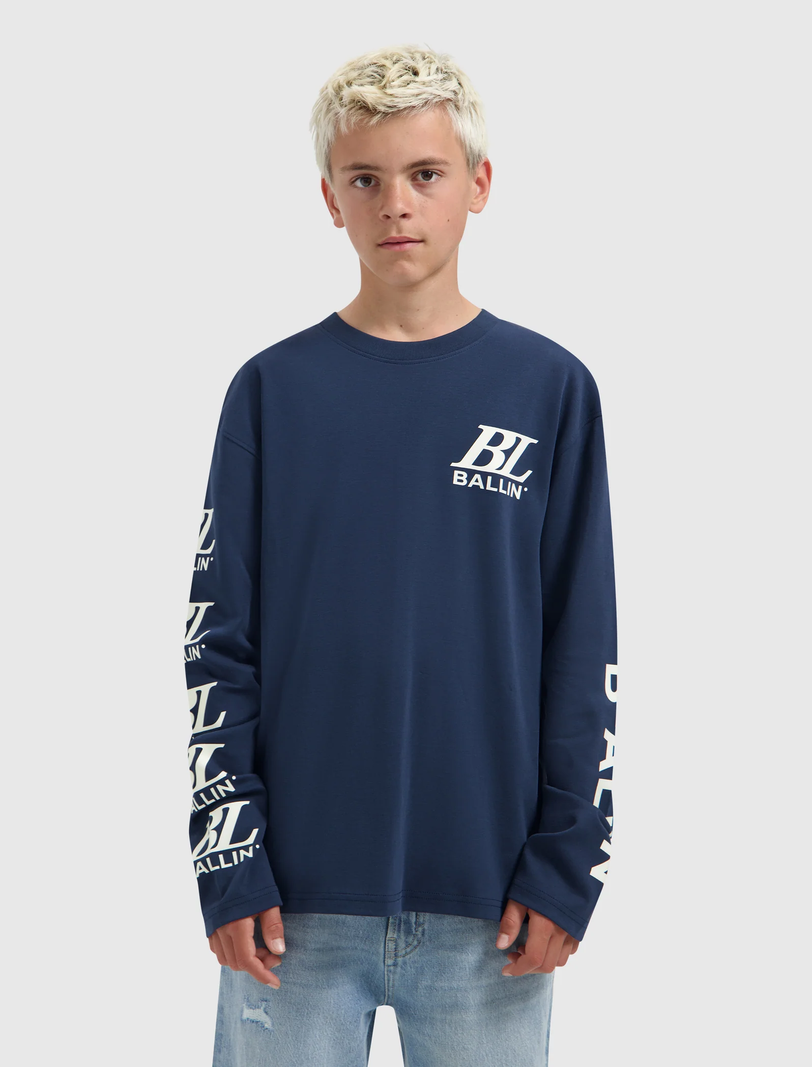 Ballin Monogram Longsleeve Navy