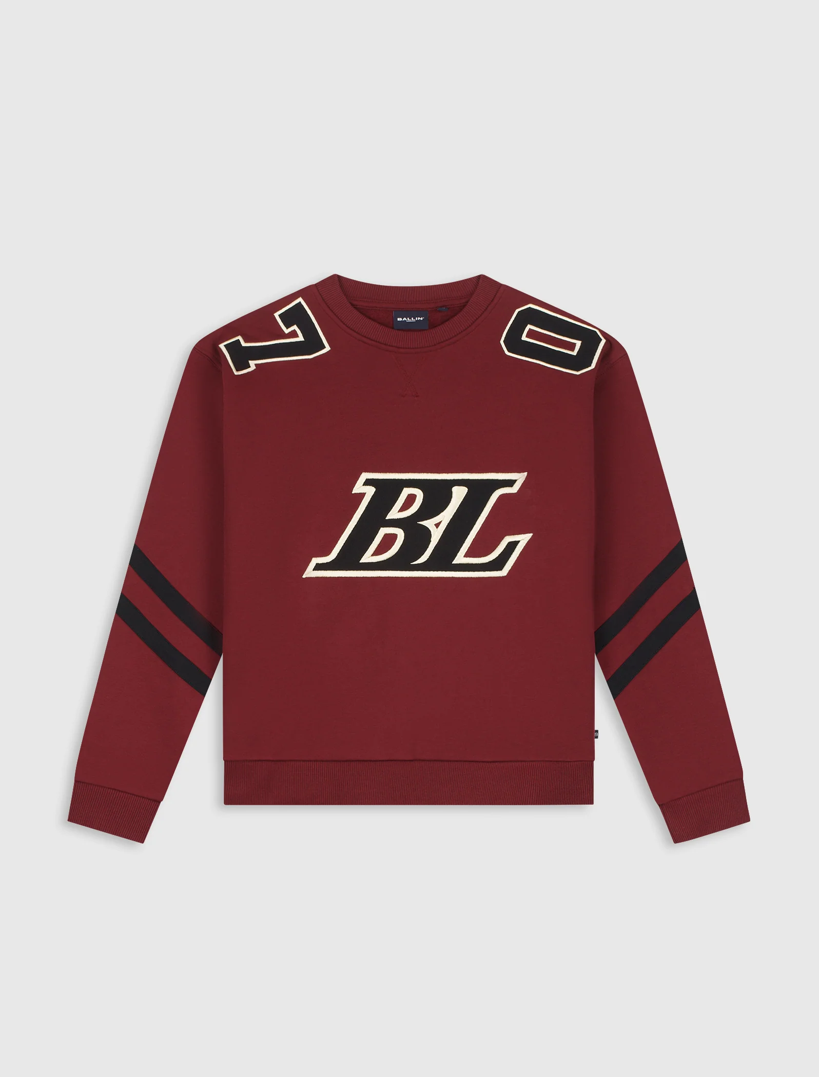 Ballin Hockey Crewneck Bordeaux