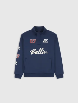 Ballin Halfzip Sweatshirt Navy