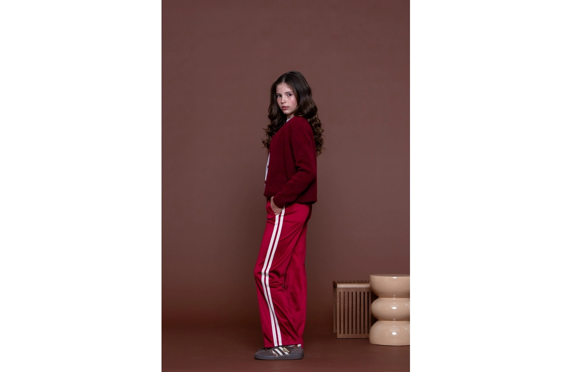 Geisha Trackpants Burgundy - Afbeelding 3