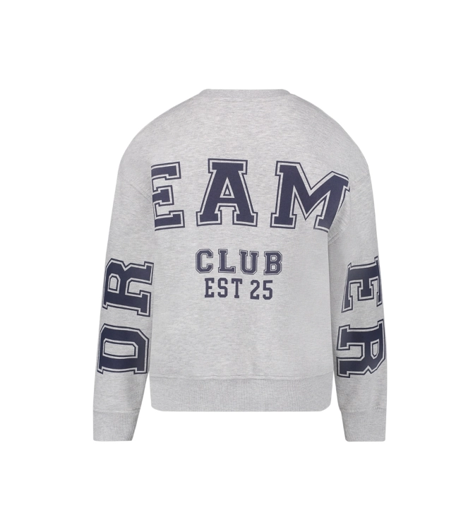 Geisha Sweater Gey Melange / Navy - Afbeelding 2