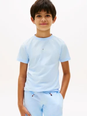 Tommy Hilfiger Essential Logo T-Shirt And Shorts Set blue