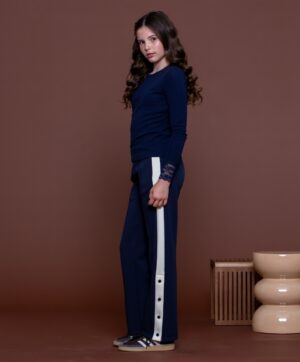 Geisha Trackpants buttons Navy