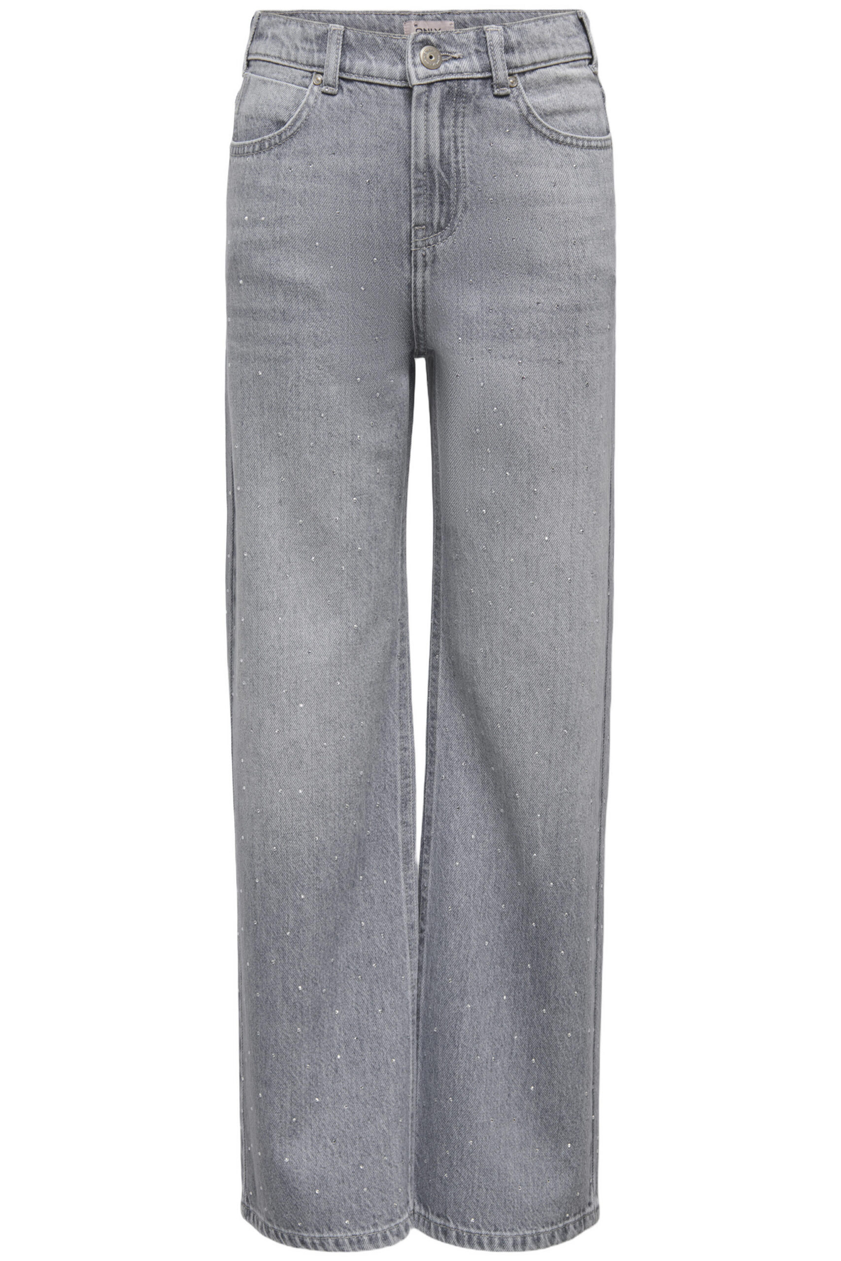 Only KOGCOBAIN wide leg jeans met strass