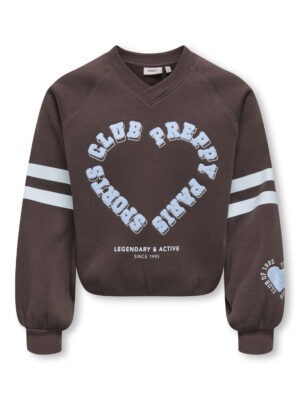 Only Sweatshirt KOGCOLETTA Brown