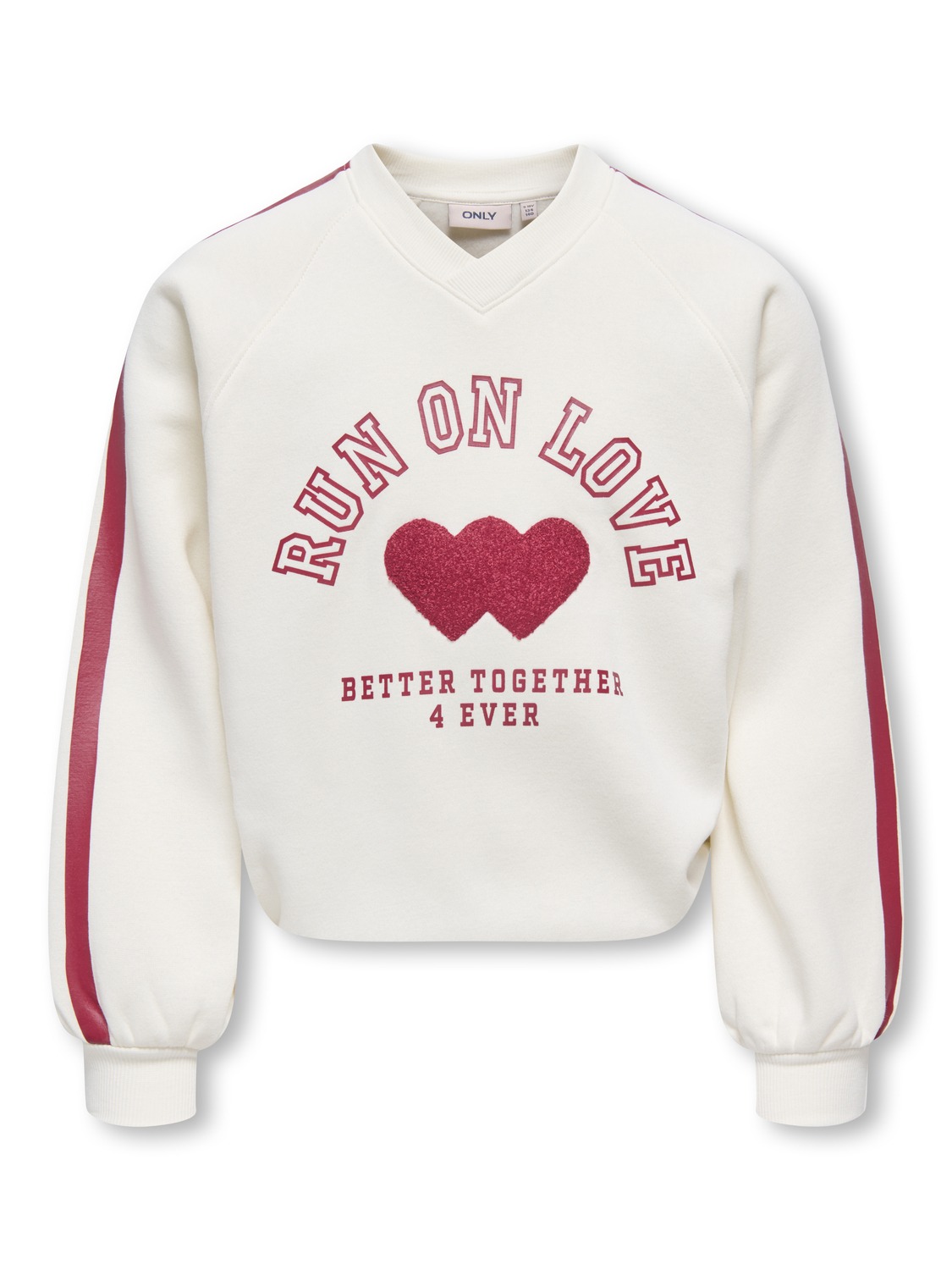 Only Sweatshirt KOGCOLETTA White
