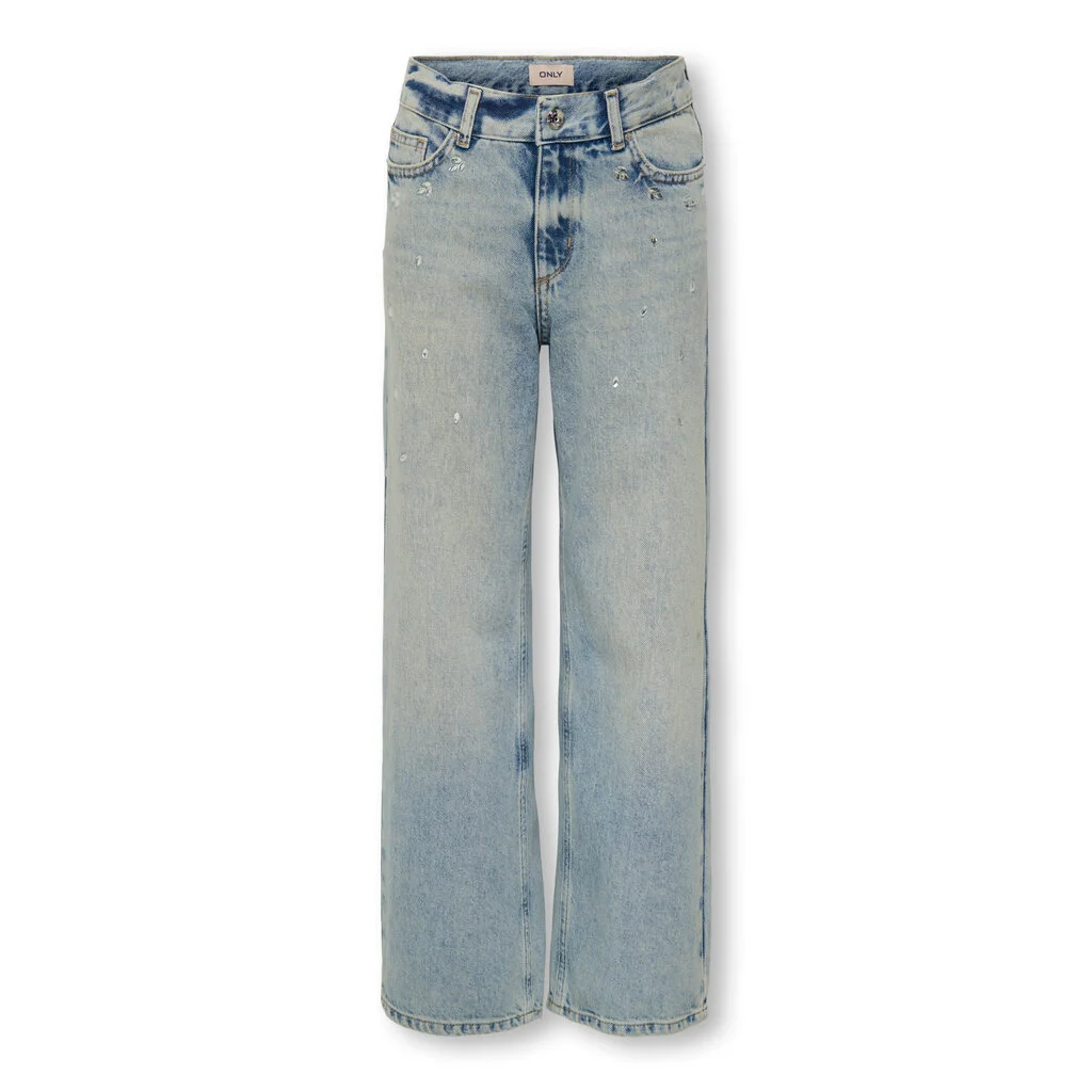 Only KOGELLA wide leg jeans met strass Blue