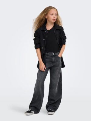 Only KOGELLA Mid waist Straight fit Jeans  Washed Black