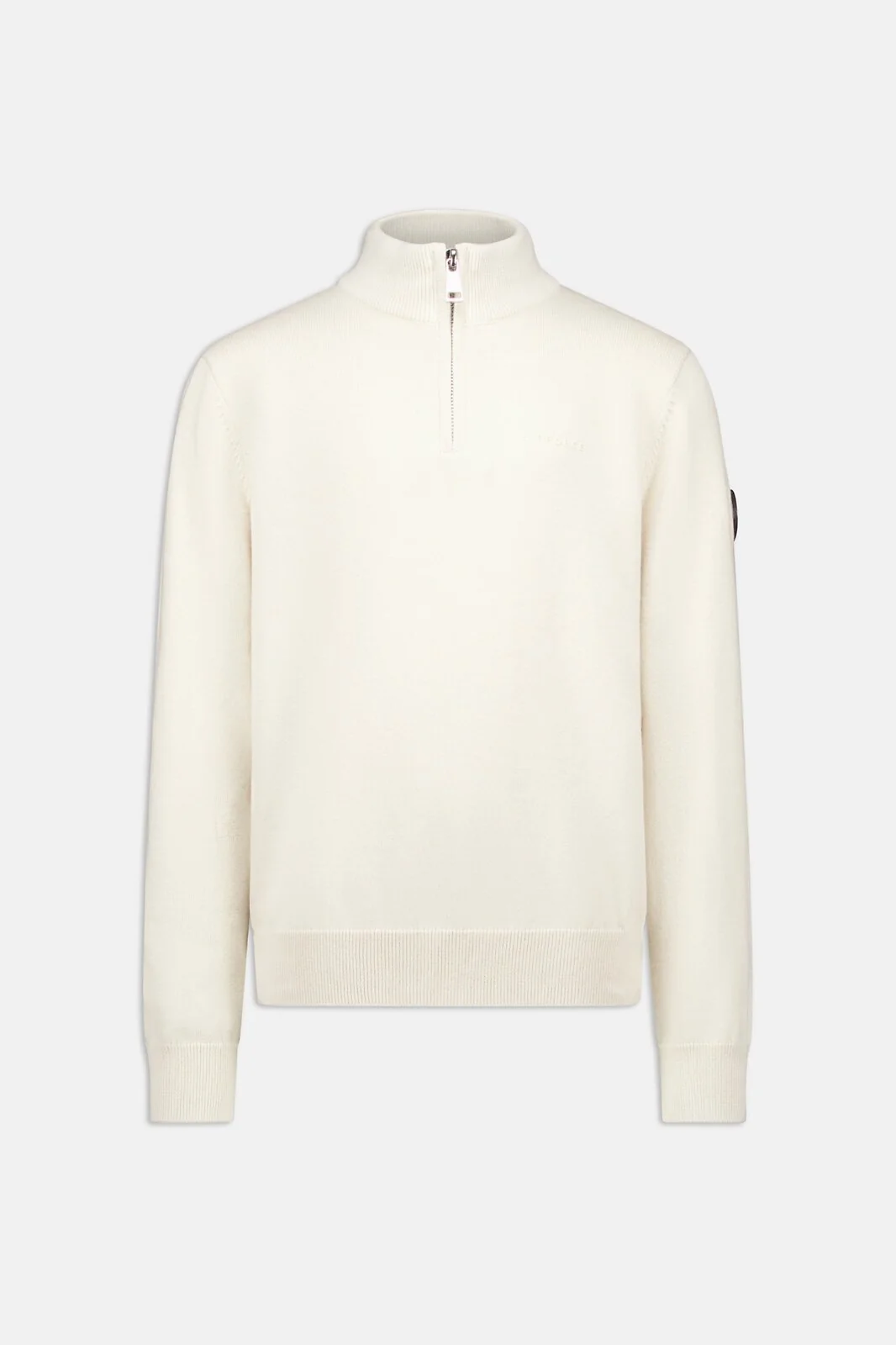 AIRFORCE KNITWEAR QUARTER ZIP Moonbeam