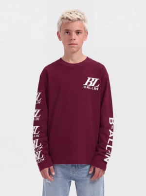Ballin Monogram Longsleeve Bordeaux