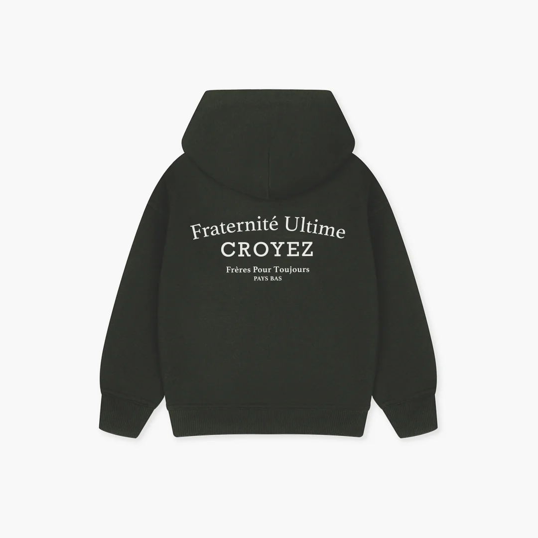 Croyez Fraternité Hoody Dark Green - Afbeelding 2