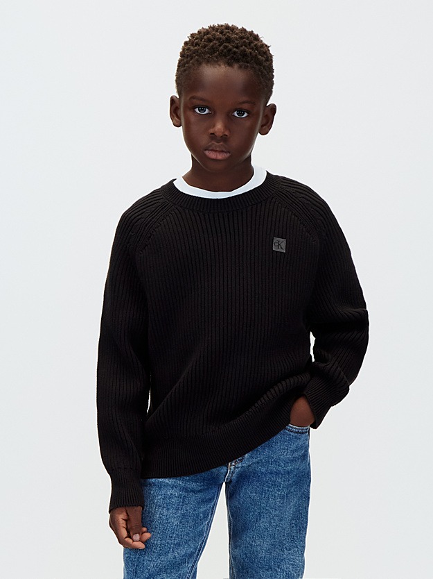 Calvin Klein Gebreide Trui Black
