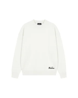 Malelions Knitted Script Sweater