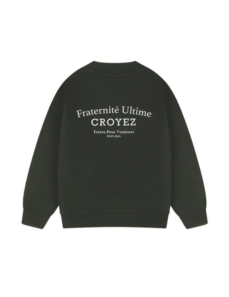 Croyez Fraternité Sweater Dark Green - Afbeelding 2