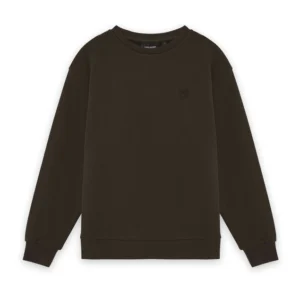 Lyle & Scott heavy weight drop shoulder Sweater Ebony